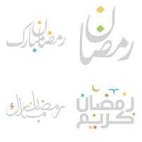 arabe calligraphie vecteur illustration pour Ramadan kareem salutation cartes.