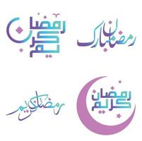 pente arabe calligraphie vecteur conception pour Ramadan kareem vœux.