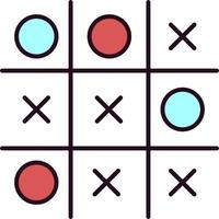 icône de vecteur tic tac toe