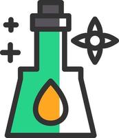 conception d'icône de vecteur d'huile essentielle
