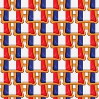 modèle biscuit avec drapeau pays France dans savoureux biscuit vecteur