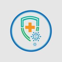 virus protection logo images illustration conception vecteur