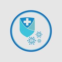 virus protection logo images illustration conception vecteur