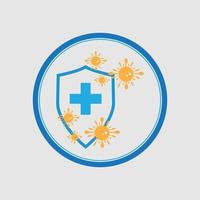 virus protection logo images illustration conception vecteur