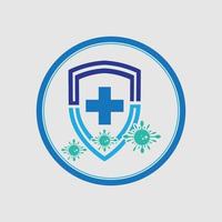 virus protection logo images illustration conception vecteur