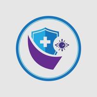 virus protection logo images illustration conception vecteur