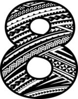 maori mandala Anglais alphabet des lettres vecteur