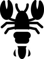 illustration vectorielle de crabe sur fond.symboles de qualité premium.icônes vectorielles pour le concept et la conception graphique. vecteur