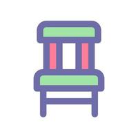 chaise icône pour votre site Internet conception, logo, application, ui. vecteur
