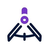 icône de boussole de dessin pour votre site Web, mobile, présentation et conception de logo. vecteur