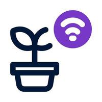 plante pot icône pour votre site Internet, mobile, présentation, et logo conception. vecteur