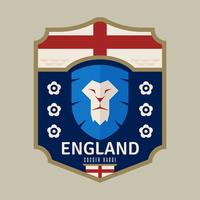 Badge de football de coupe du monde de l'Angleterre vecteur