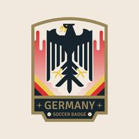 Insignes de football Coupe du monde Allemagne vecteur