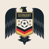 Badges de la Coupe du monde de football en Allemagne vecteur