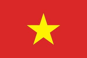 vecteur drapeau de vietnam la norme format