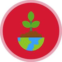conception d'icône de vecteur de plante de terre