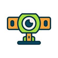 icône de webcam pour votre site Web, mobile, présentation et conception de logo. vecteur