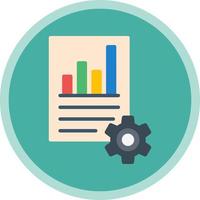 conception d'icône vectorielle d'analyse de tâche vecteur