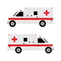 ambulance voiture vecteur plat illustration concept