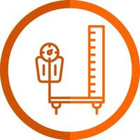 conception d'icône vectorielle d'indice de masse corporelle vecteur