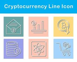 bitcoin et crypto-monnaie vecteur icône ensemble