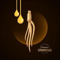 prime ginseng vecteur illustration