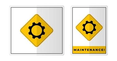 entretien signe étiquette symbole icône vecteur illustration