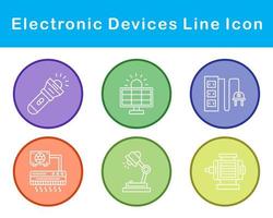 électronique dispositifs vecteur icône ensemble