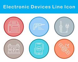 électronique dispositifs vecteur icône ensemble