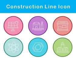 jeu d'icônes vectorielles de construction vecteur