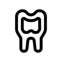 dentaire icône pour votre site Internet conception, logo, application, ui. vecteur