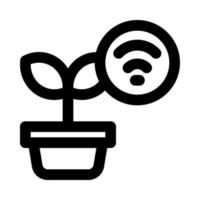 plante pot icône pour votre site Internet, mobile, présentation, et logo conception. vecteur