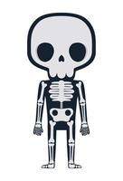 Halloween squelette conception vecteur