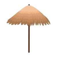plage parapluie conception vecteur