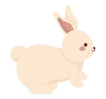 illustration de lapin mignon vecteur