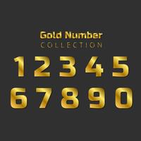Collection de nombre d'or vecteur