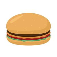 américain Burger illustration vecteur