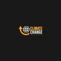 climat changement logo vecteur