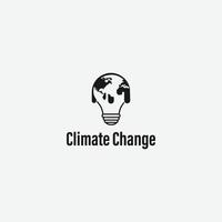 climat changement logo vecteur