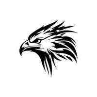 Aigle logo avec noir et blanc vecteur ouvrages d'art