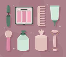 coréen cosmétique articles vecteur