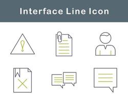 interface vecteur icône ensemble