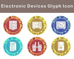 électronique dispositifs vecteur icône ensemble