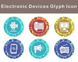 électronique dispositifs vecteur icône ensemble