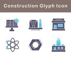 jeu d'icônes vectorielles de construction vecteur