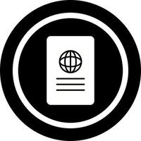 icône de vecteur de rapport global unique