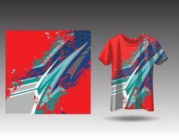 tshirt sport design pour maillot de course cyclisme football gaming vecteur