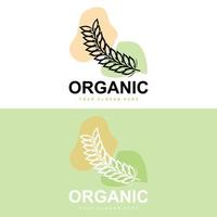 blé riz logo, agricole biologique les plantes vecteur, luxe conception d'or boulangerie Ingrédients vecteur