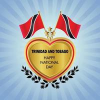 Trinidad et Tobago nationale journée , nationale journée Gâteaux vecteur