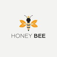 mon chéri abeille logo conception. logo avec reine abeille. moderne et Facile logotype. vecteur